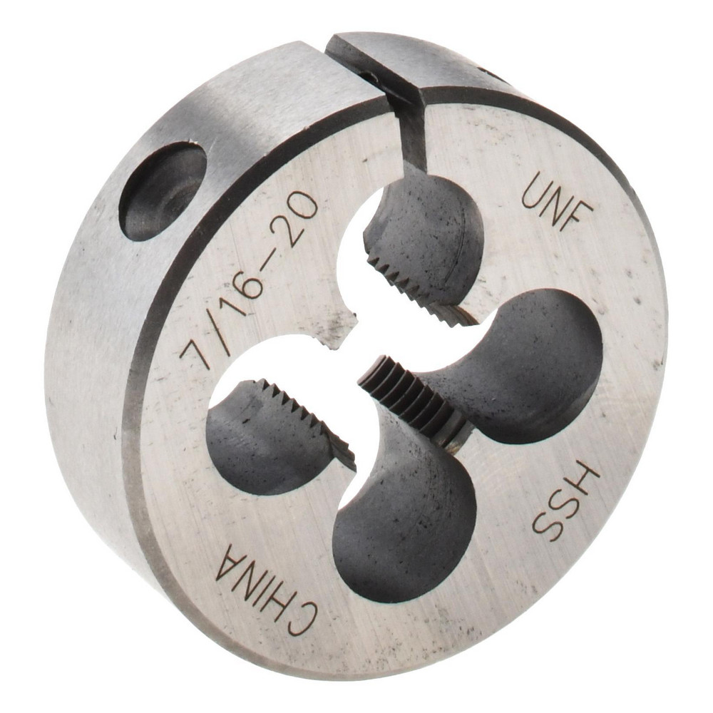 Picture of Quality Import EN330043NF 7/16-20 HSS Round DIE Threading Die